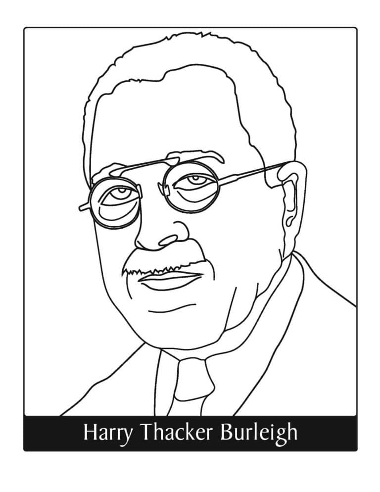 30 Free Coloring Pages to Celebrate Black Faith Leaders