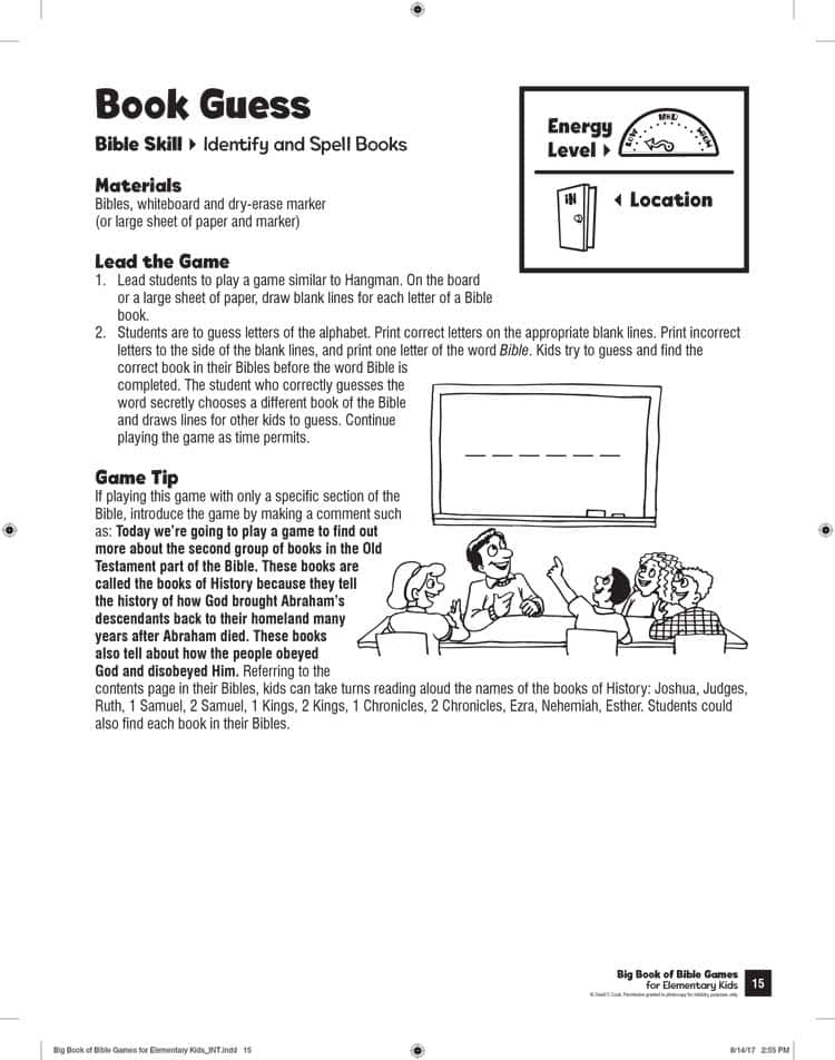 worksheet bible books