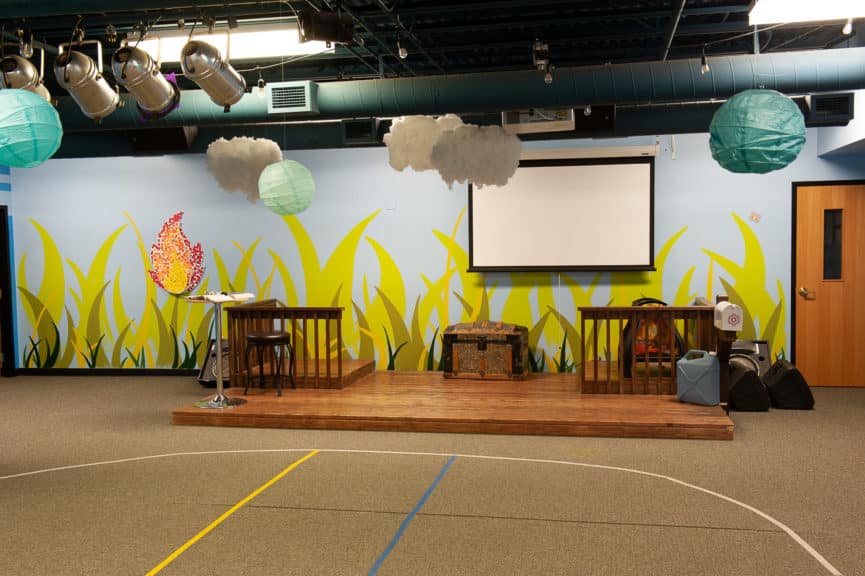 children's ministry room designs small stage