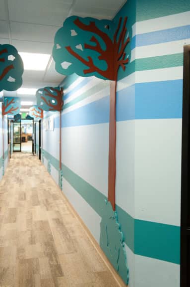 children's ministry room designs tree hallway
