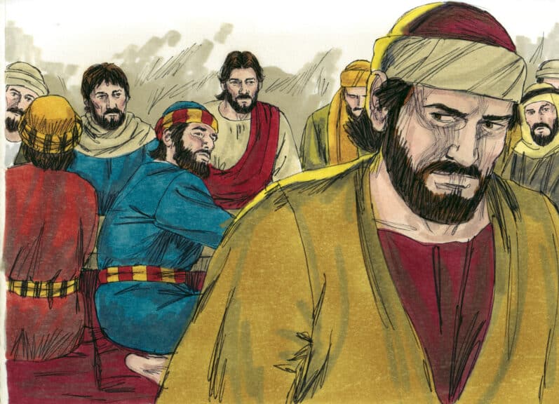 Judas Leaves Last Supper