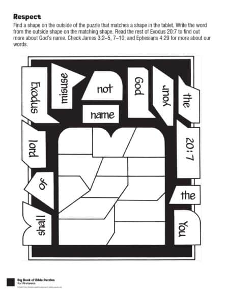 ten commandments maze