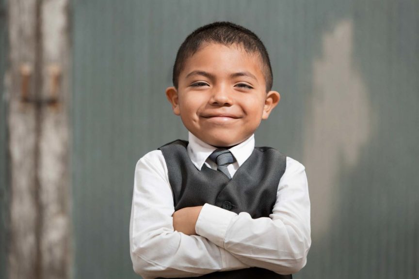 Boy Wearing Formal Suit