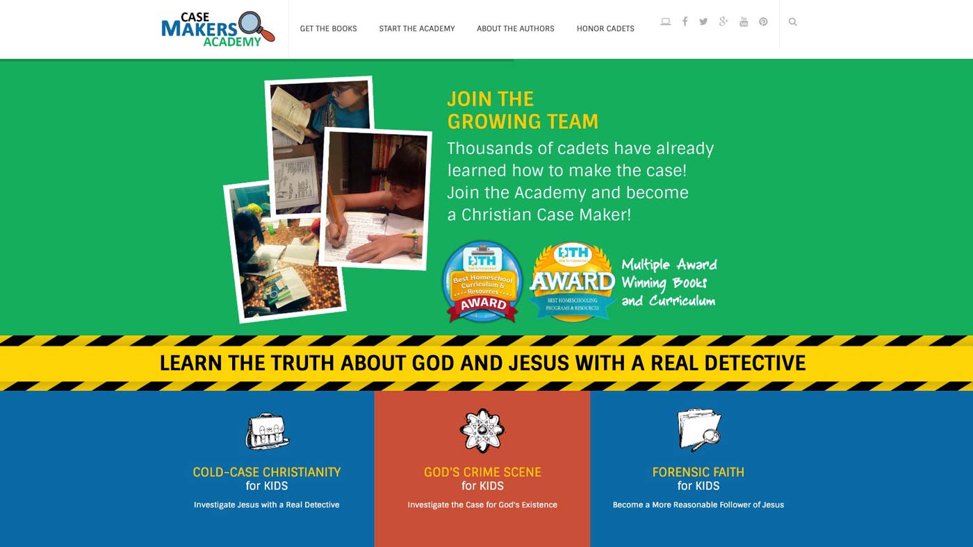 Case Makers Academy website