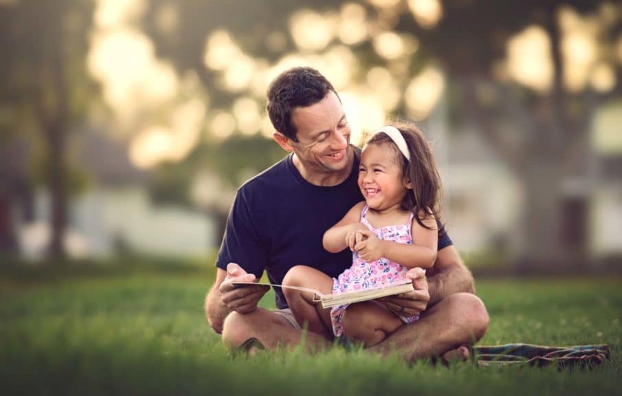 father-daughter-reading-time