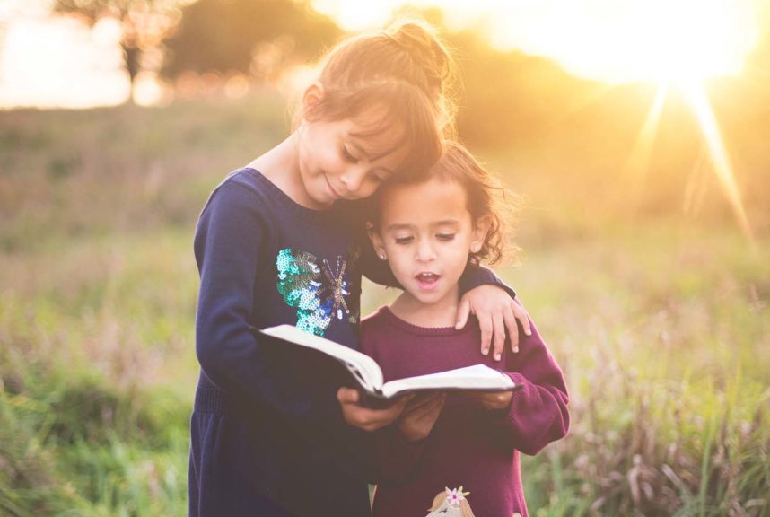 girls with Bible