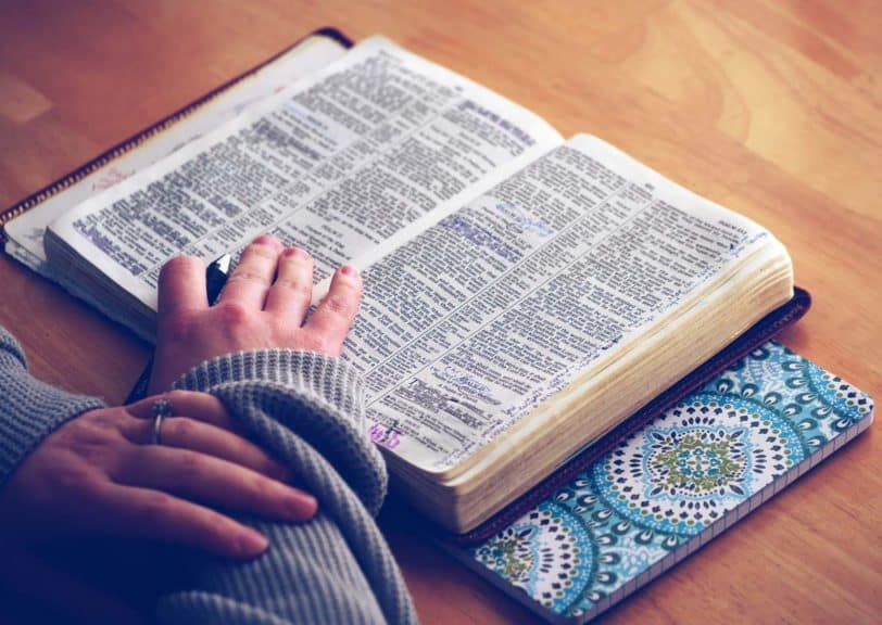 reading-bible-on-table