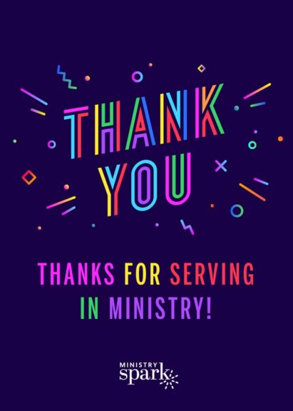 printable thank you cards for church ministry volunteers